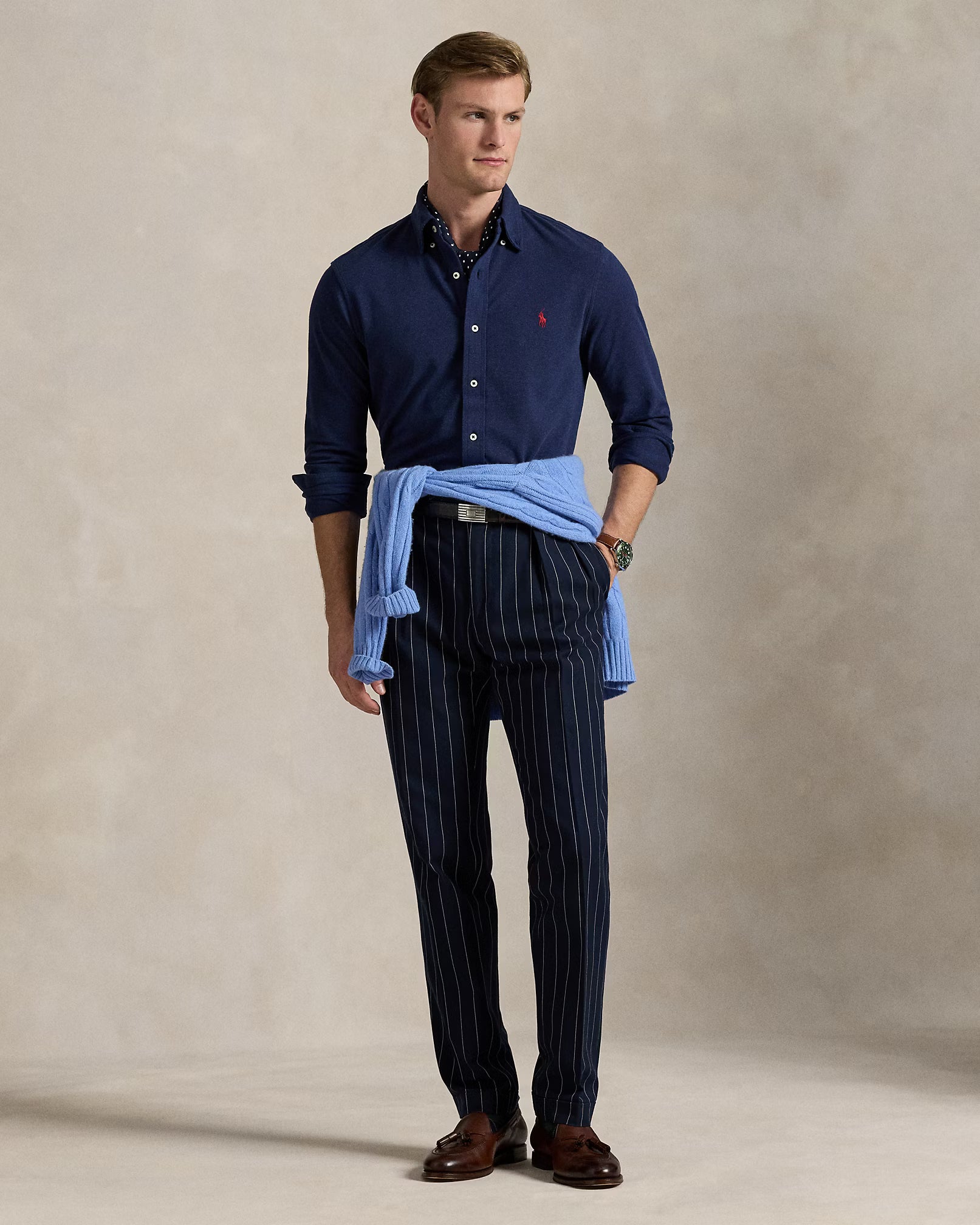 Camisa Polo Ralph Lauren Lino