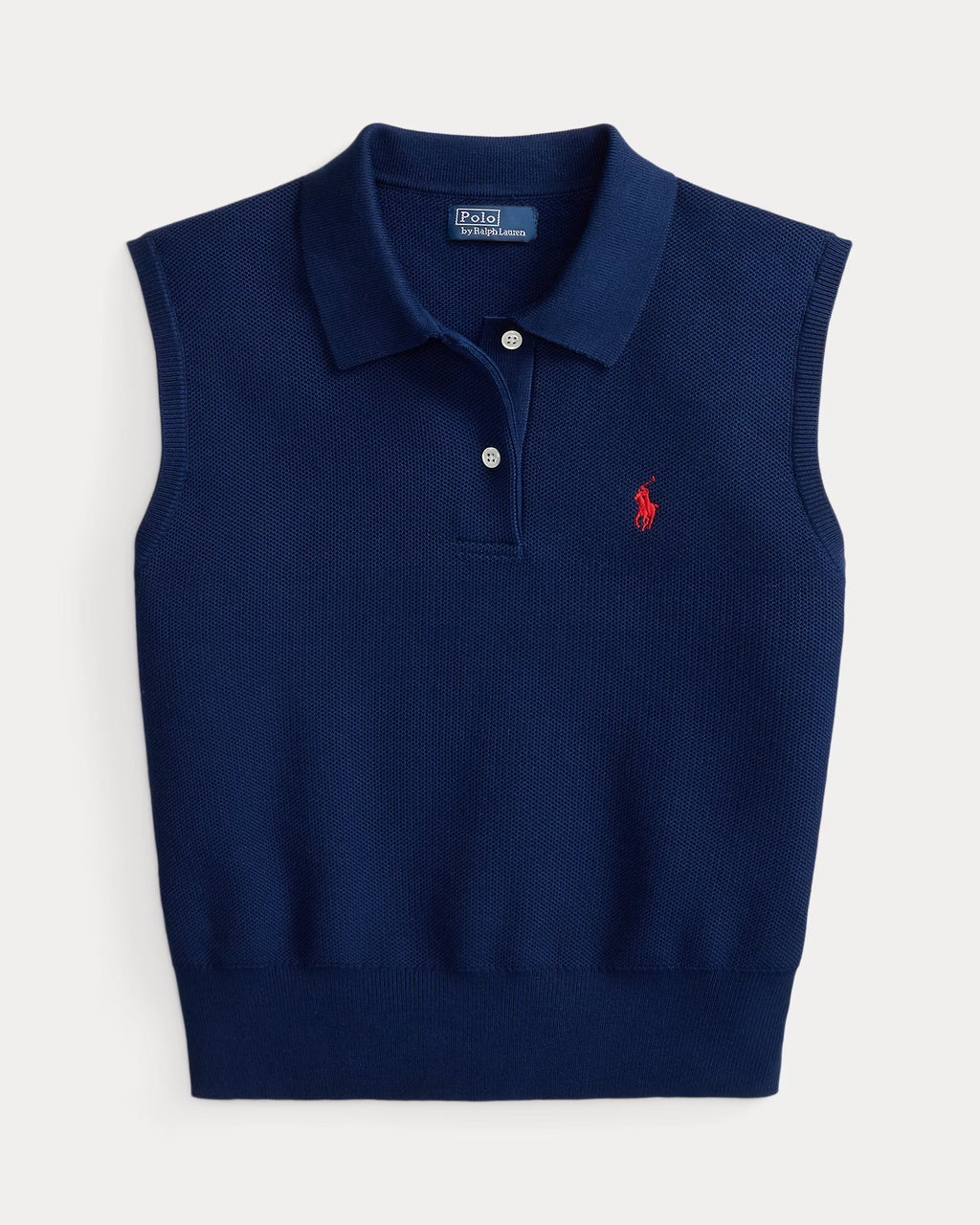 Jersey Polo Ralph Lauren tipo polo de algodón sin mangas
