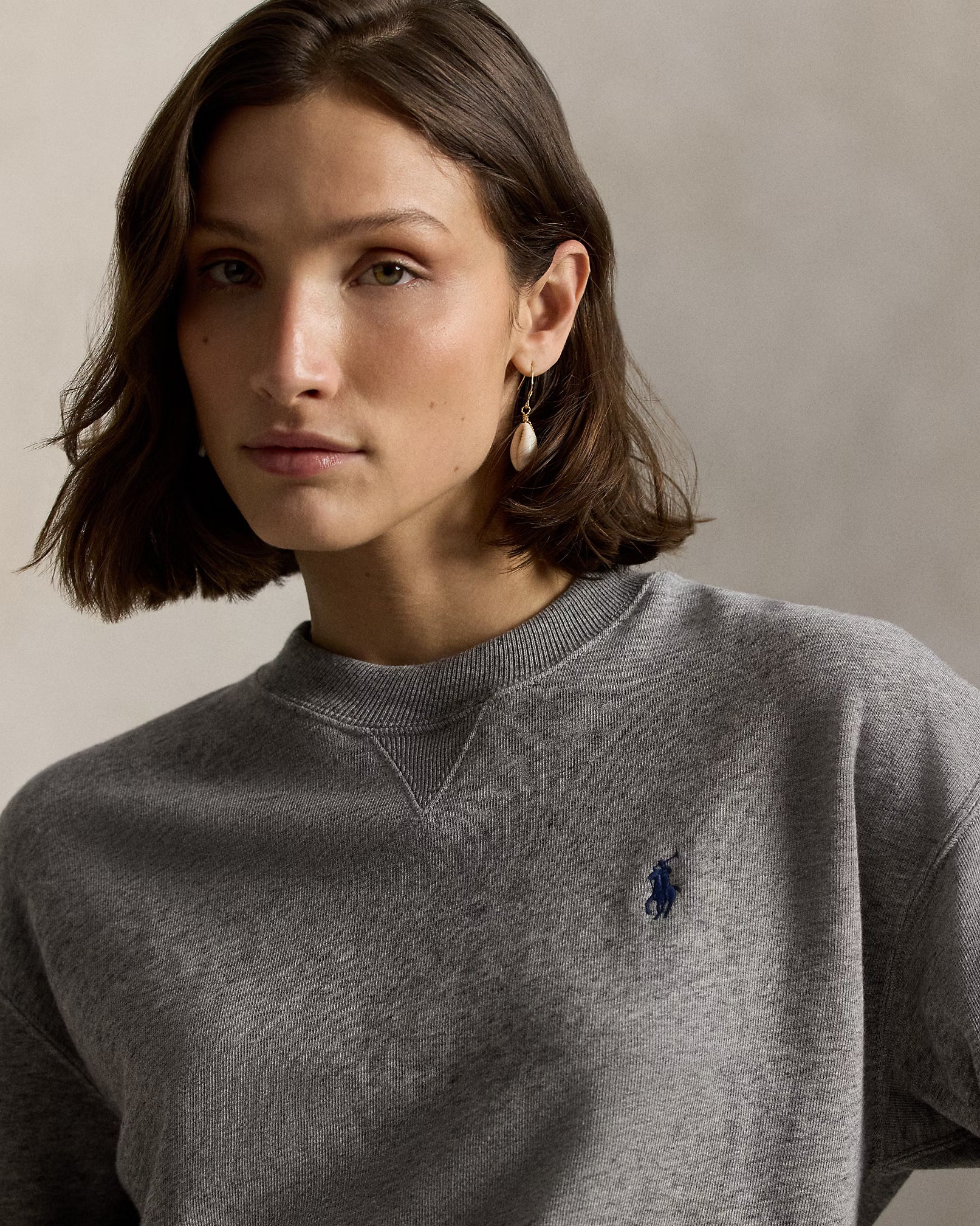 Sudadera Polo Ralph Lauren de felpa con cuello redondo