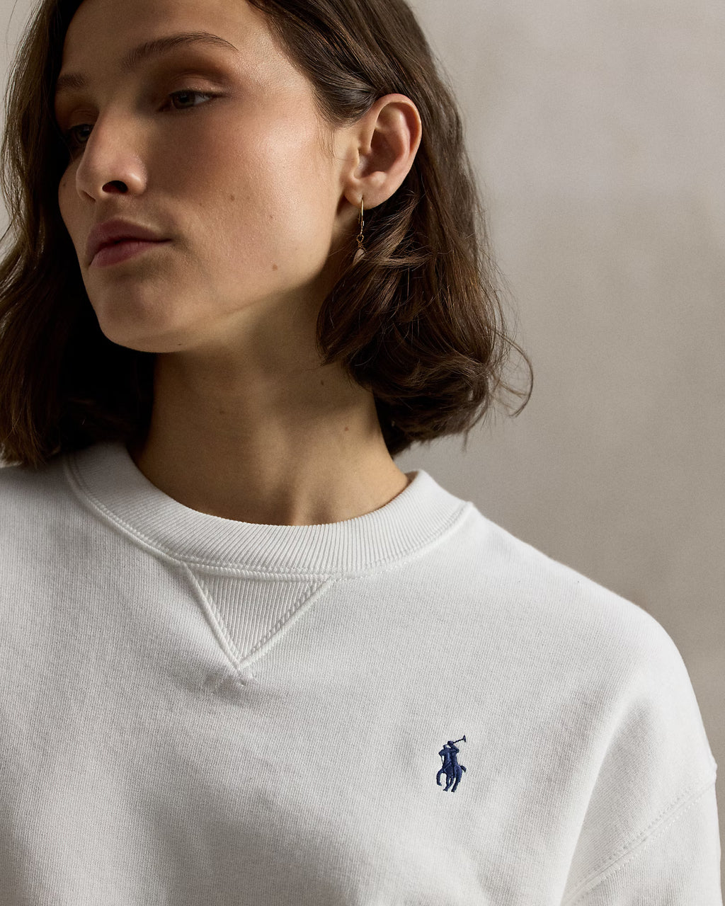 Sudadera Polo Ralph Lauren de felpa con cuello redondo