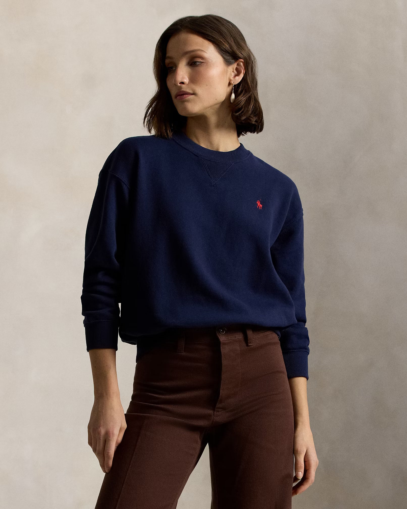 Sudadera Polo Ralph Lauren de felpa con cuello redondo