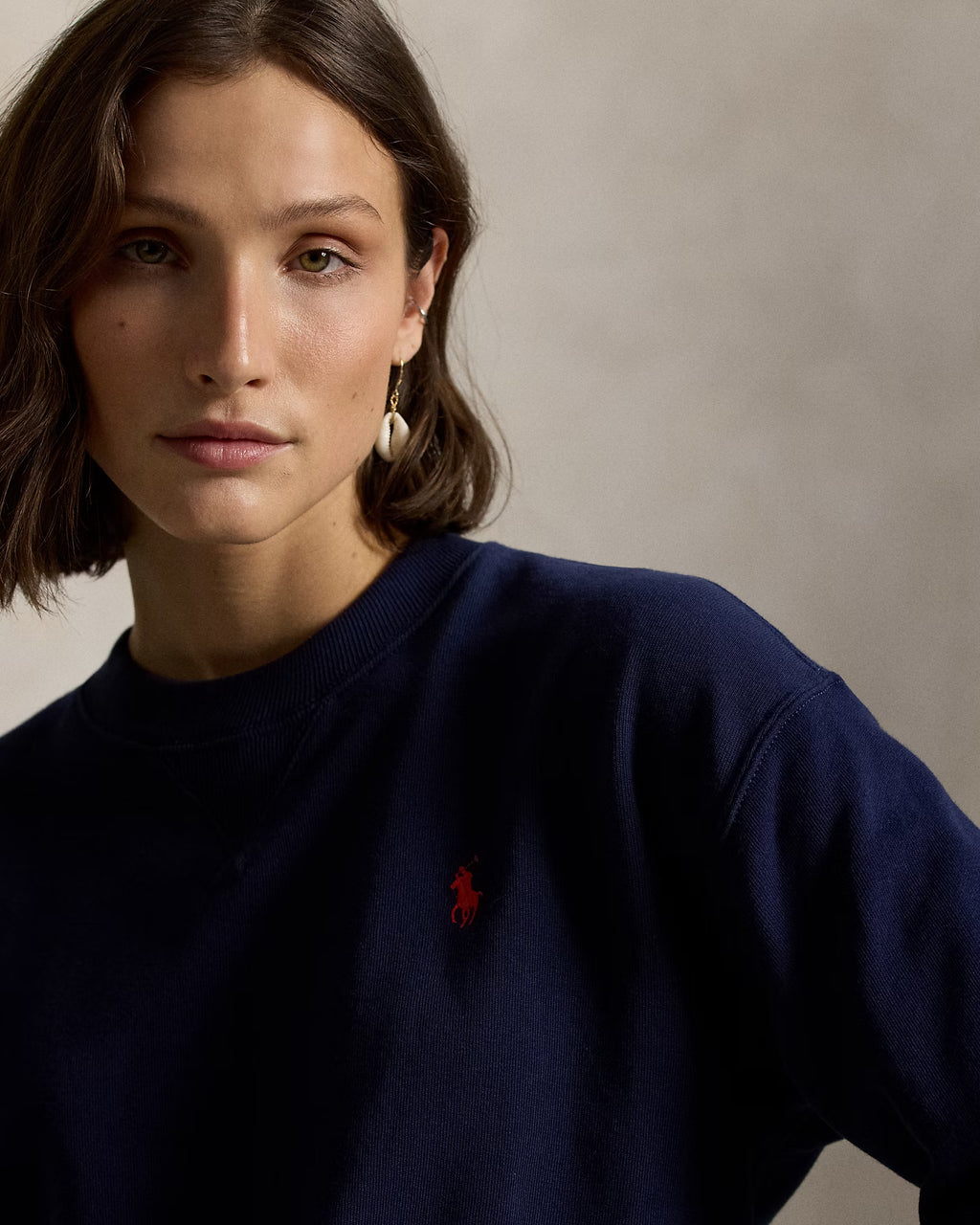Sudadera Polo Ralph Lauren de felpa con cuello redondo