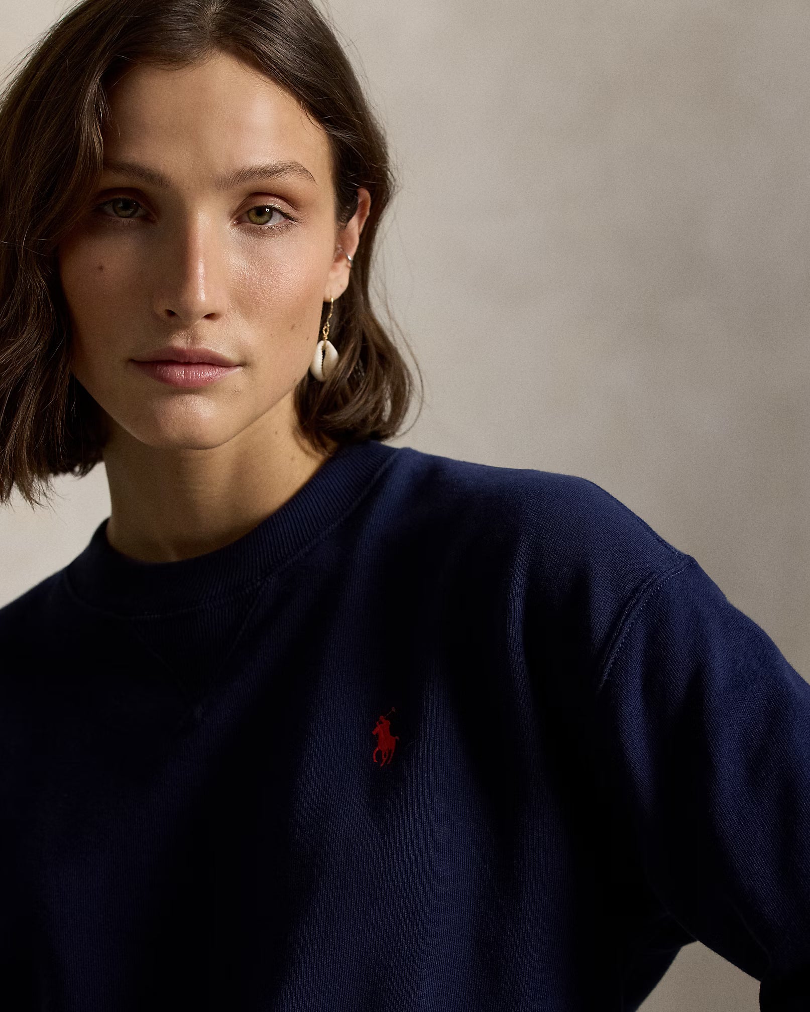 Sudadera Polo Ralph Lauren de felpa con cuello redondo