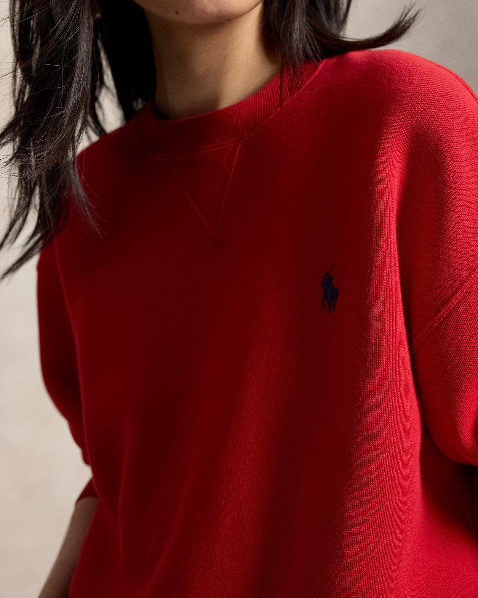 Sudadera Polo Ralph Lauren de felpa con cuello redondo