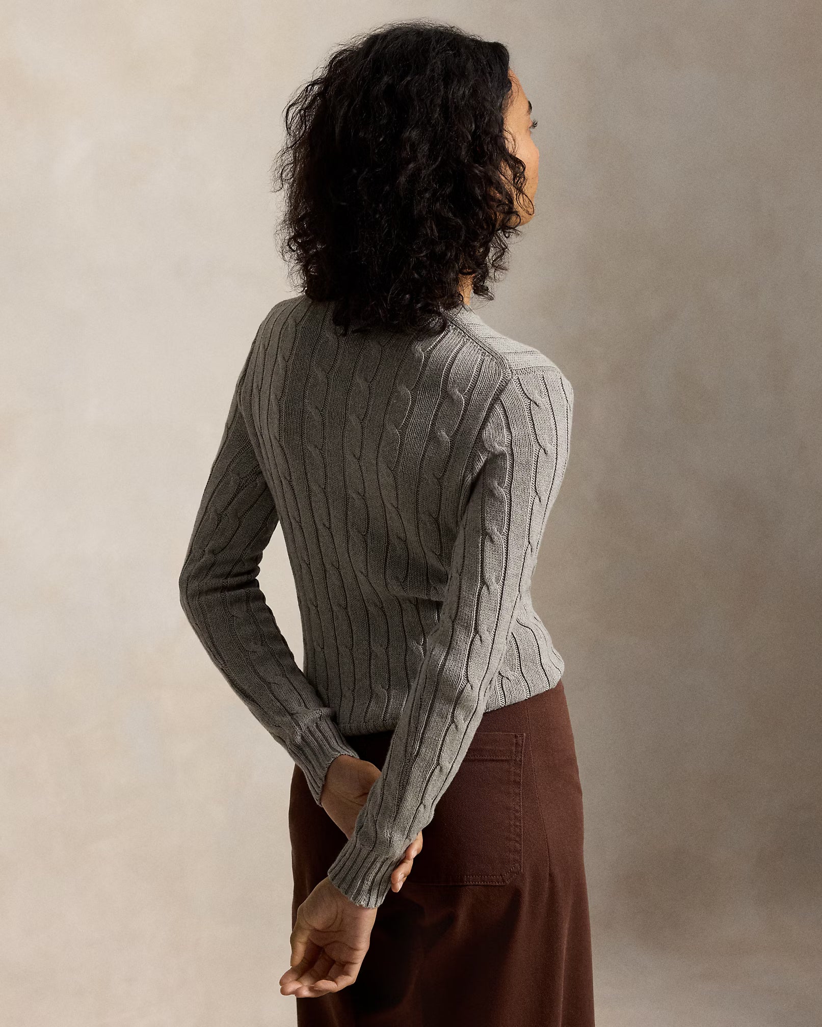 Sweater Trenzado Polo Ralph Lauren Mujer