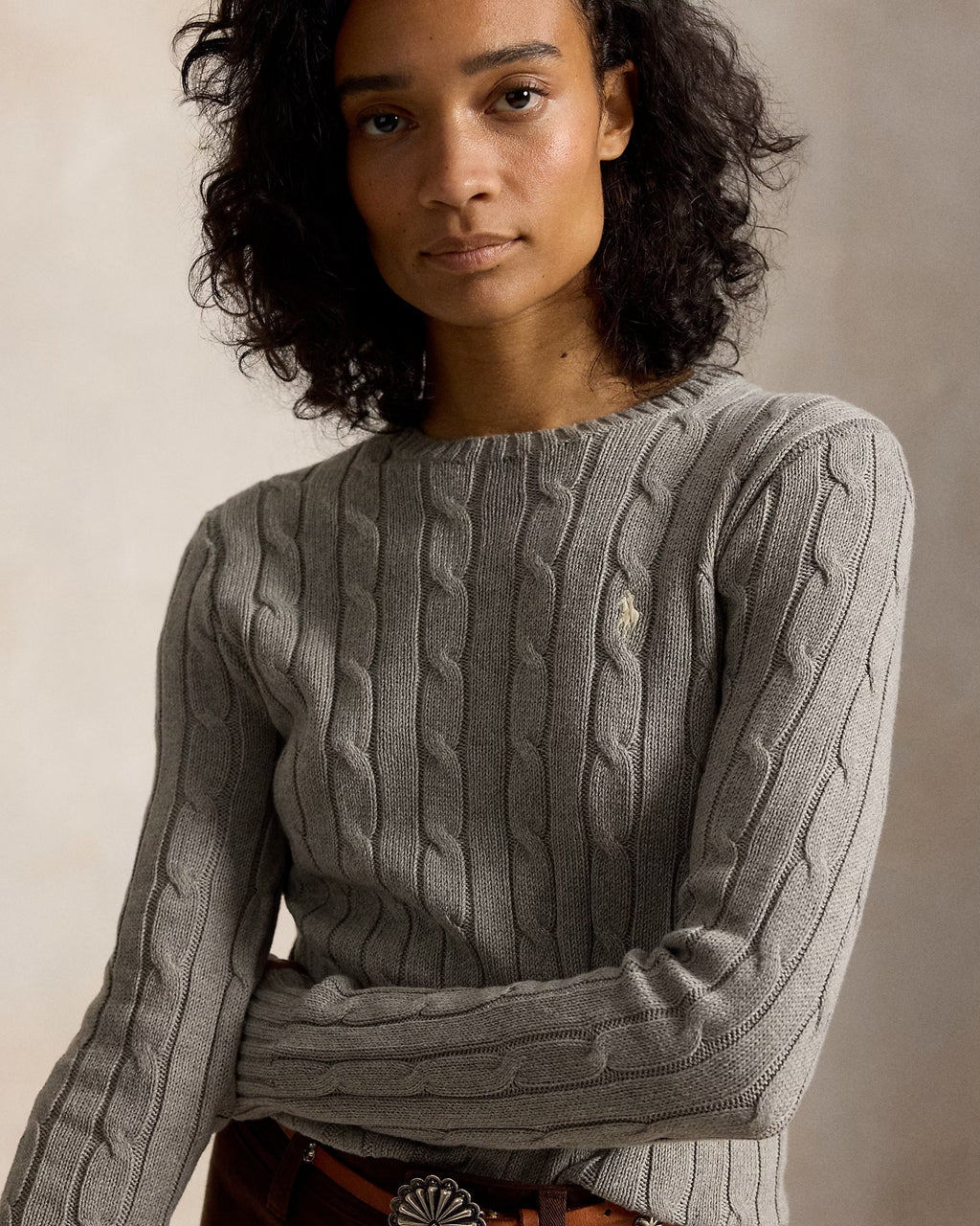 Sweater Trenzado Polo Ralph Lauren Mujer