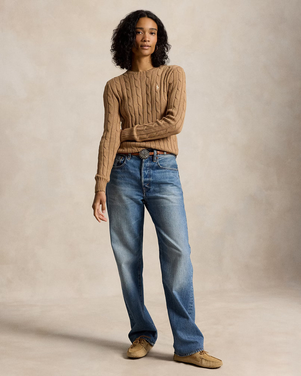 Sweater Trenzado Polo Ralph Lauren Mujer