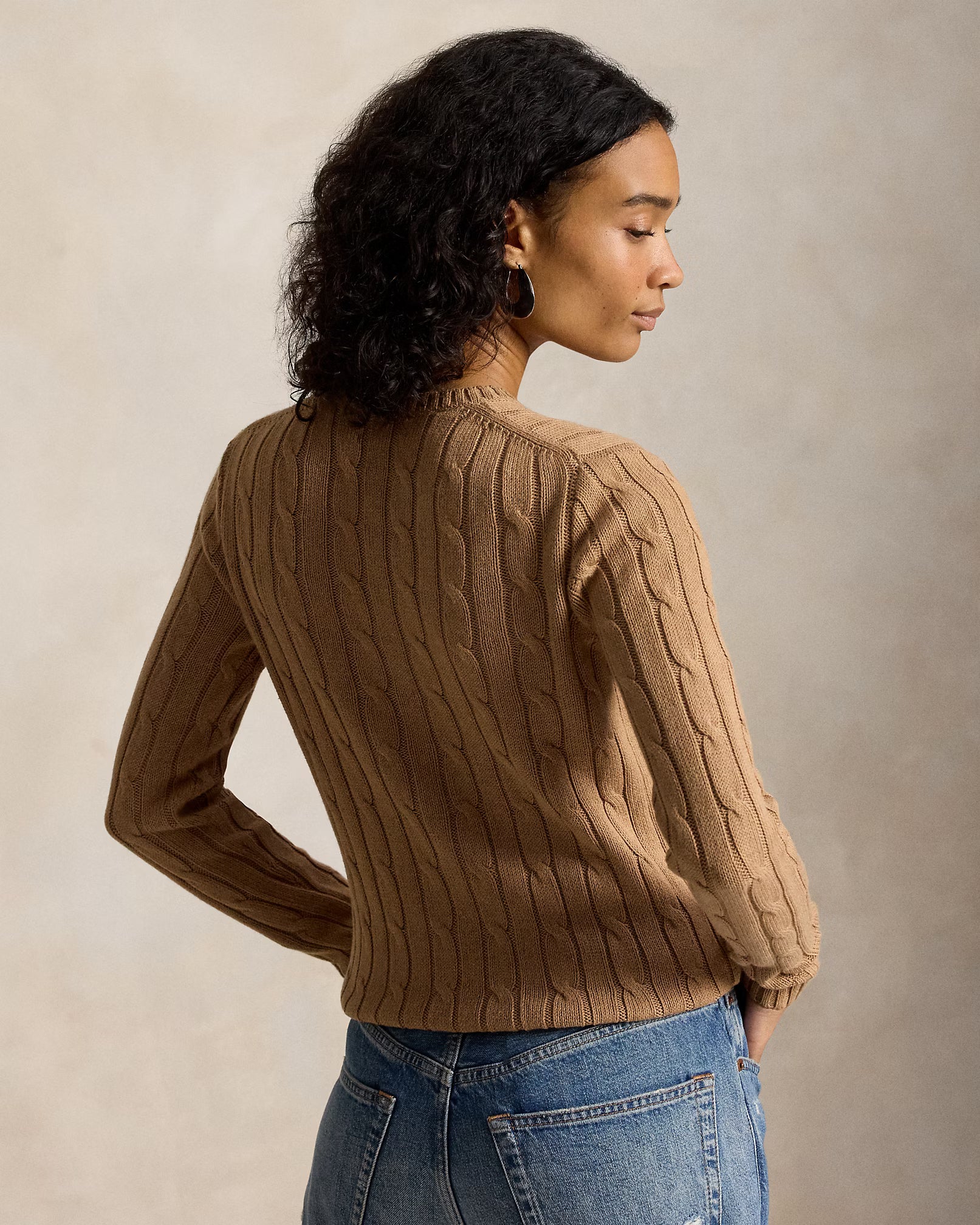 Sweater Trenzado Polo Ralph Lauren Mujer