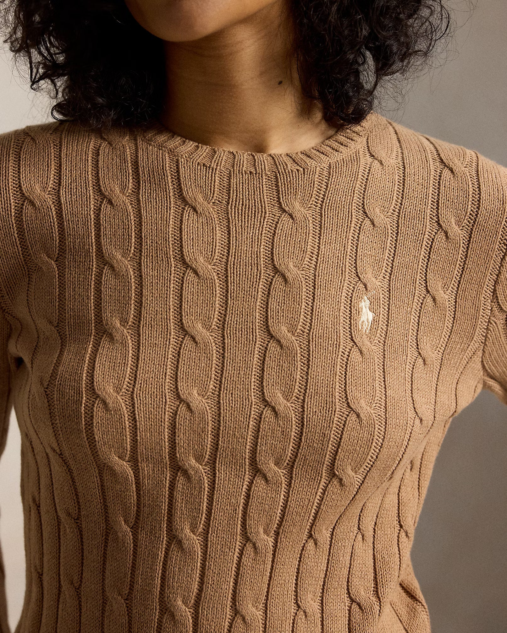 Sweater Trenzado Polo Ralph Lauren Mujer