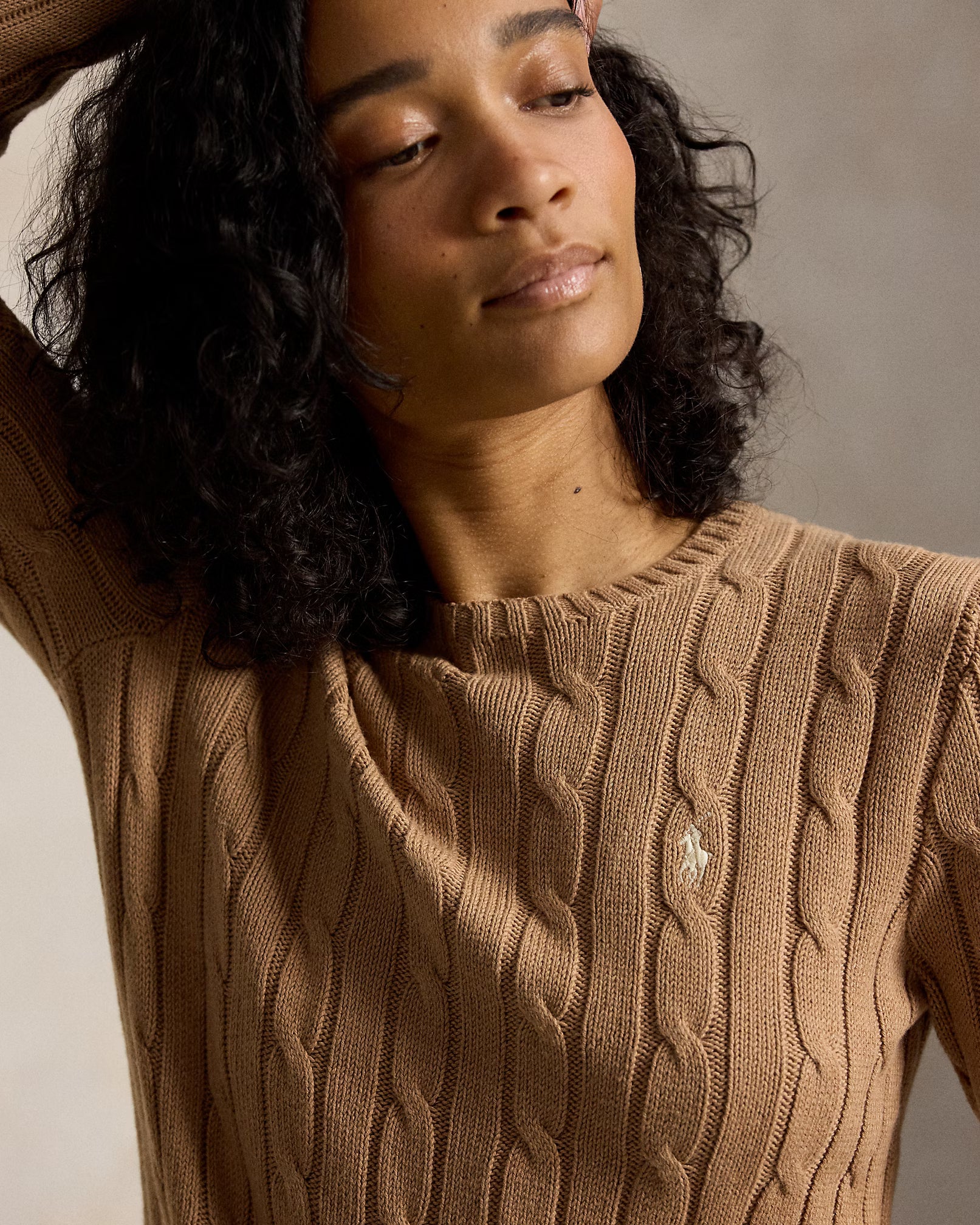 Sweater Trenzado Polo Ralph Lauren Mujer