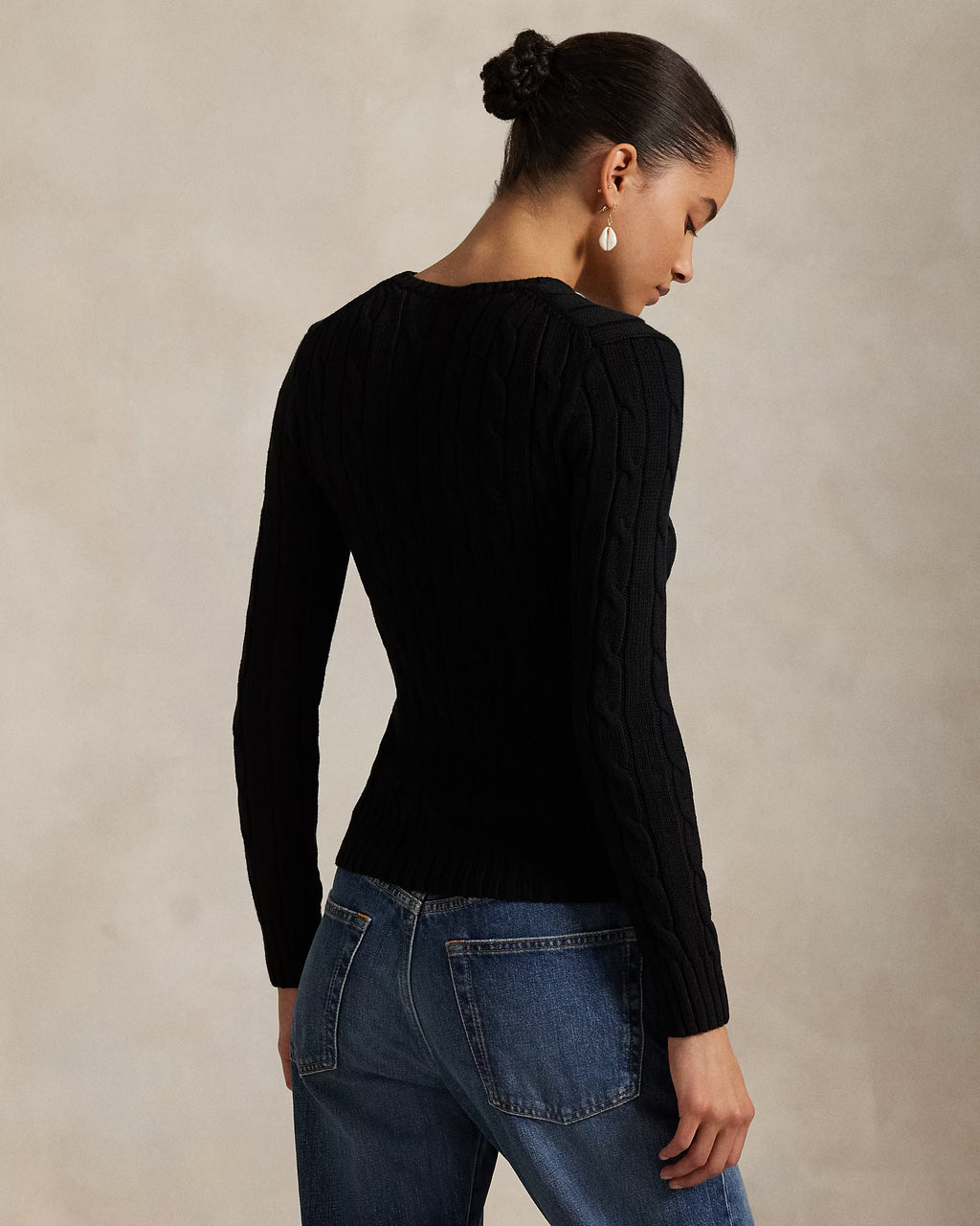 Sweater Trenzado Polo Ralph Lauren Mujer