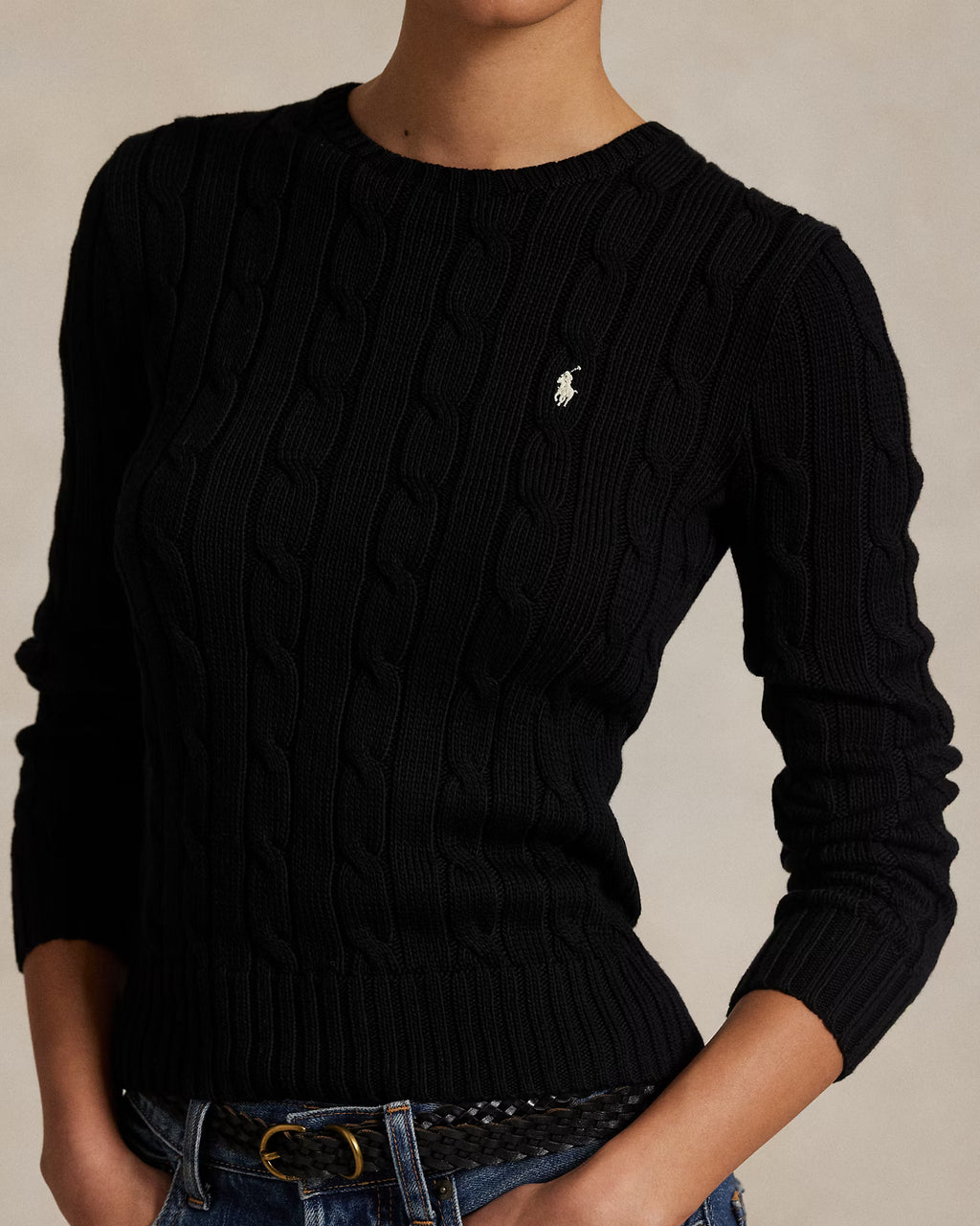 Sweater Trenzado Polo Ralph Lauren Mujer