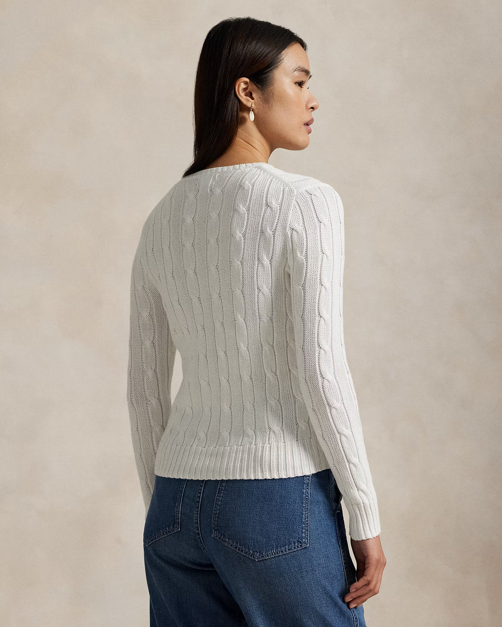 Sweater Trenzado Polo Ralph Lauren Mujer