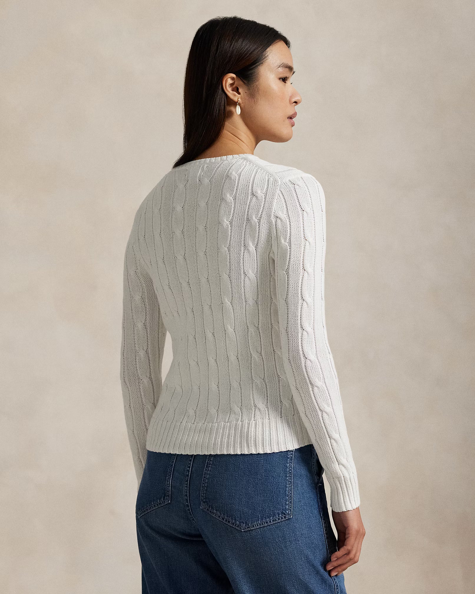 Sweater Trenzado Polo Ralph Lauren Mujer
