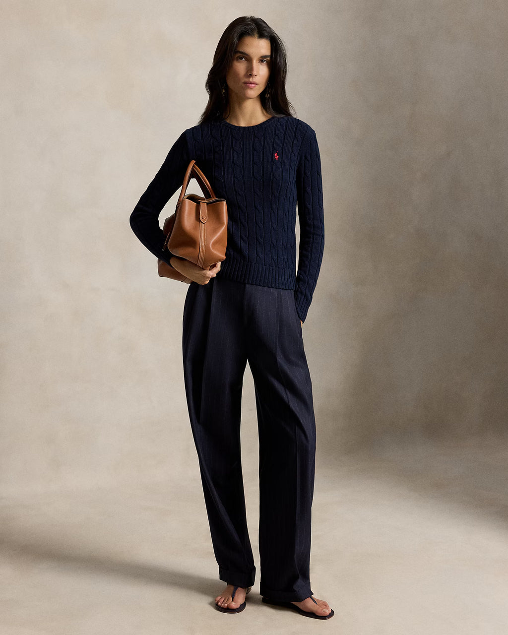 Sweater Trenzado Polo Ralph Lauren Mujer