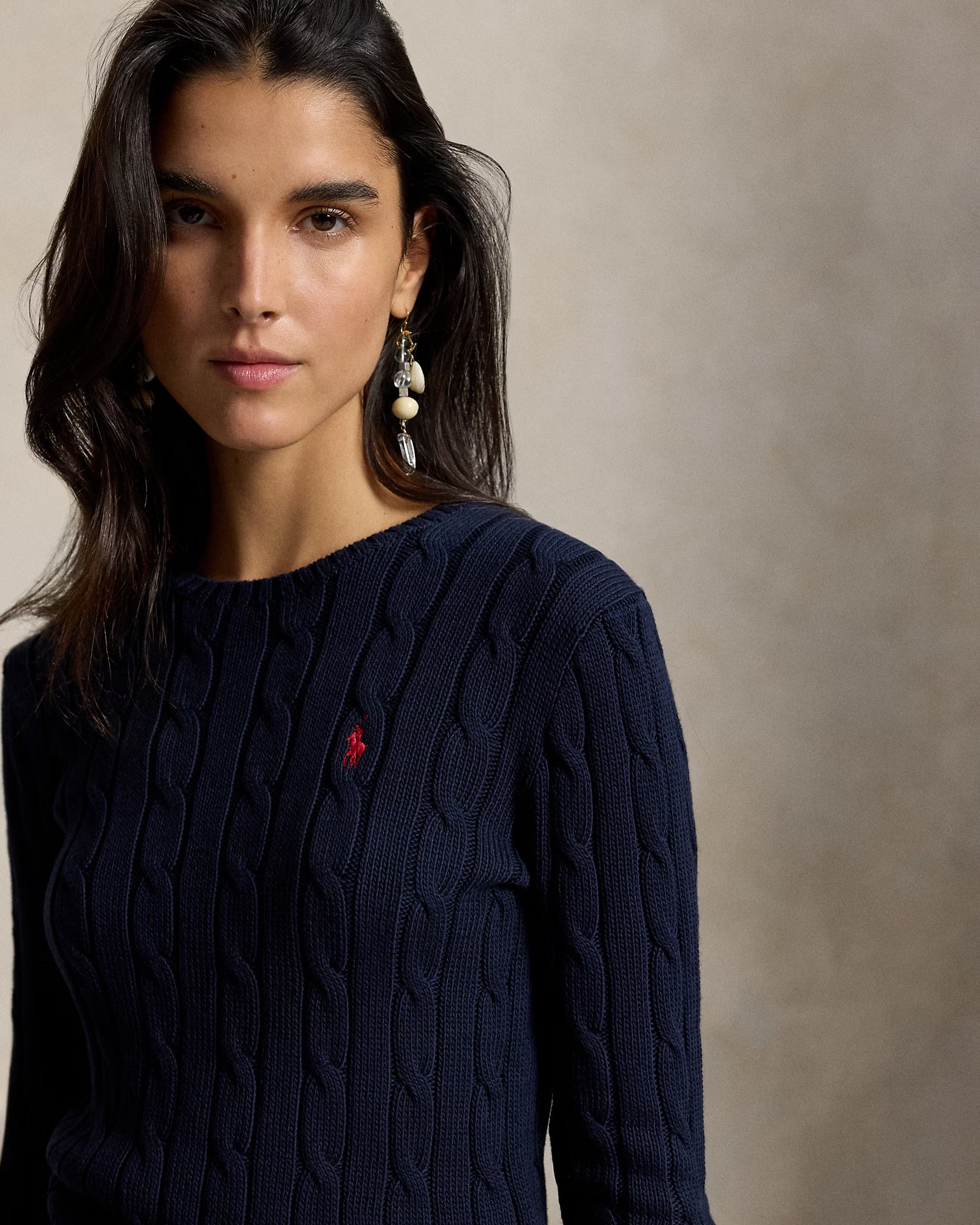 Sweater Trenzado Polo Ralph Lauren Mujer