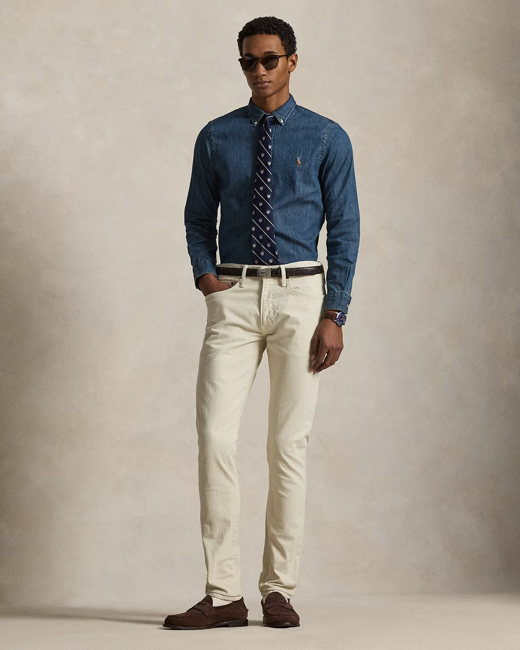 Camisa Polo Ralph Lauren Oxford Slim Fit
