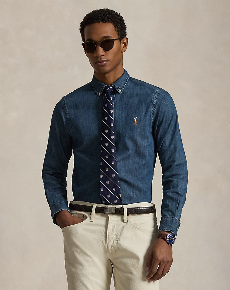 Camisa Polo Ralph Lauren Oxford Slim Fit