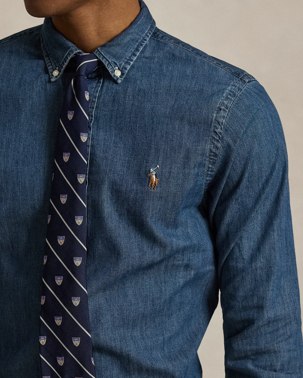 Camisa Polo Ralph Lauren Oxford Slim Fit