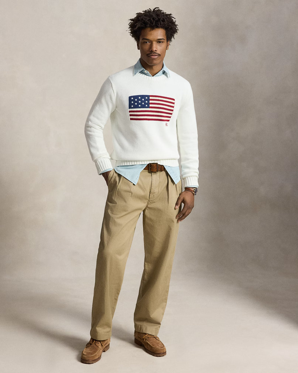 Sweater Polo Ralph Lauren Flag Knit