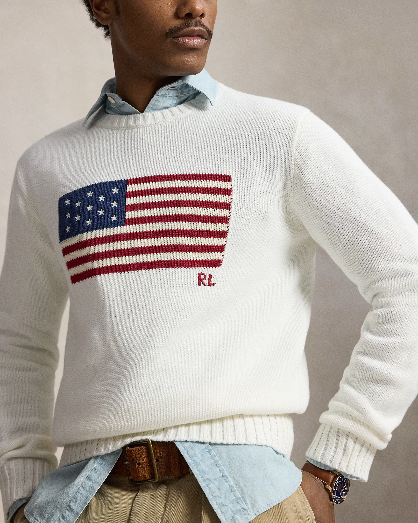 Sweater Polo Ralph Lauren Flag Knit